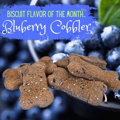Biscuit Flavor of the Month - Blueberry Cobbler