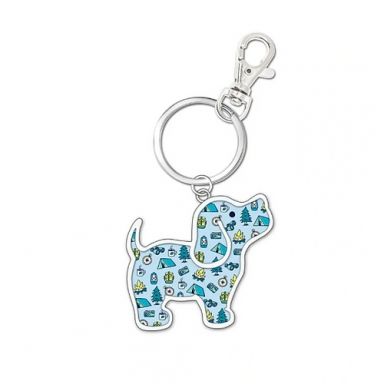 Puppie Love Keychain - Camping Pup