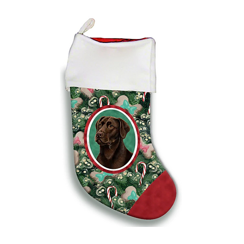 Christmas Stocking - Chocolate Lab