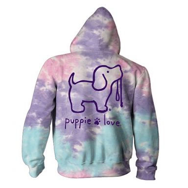 Puppie Love Hoodies - Cotton Candy Pup