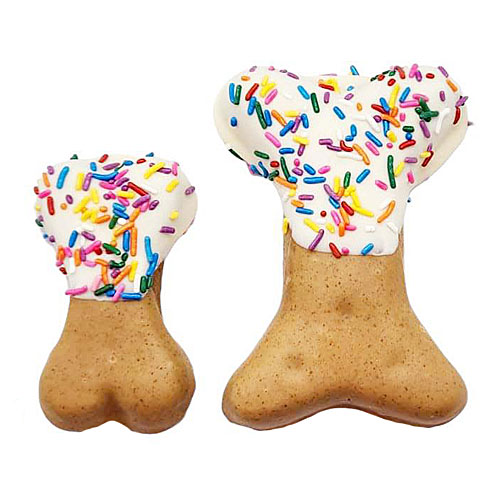New Double Dipped Bones w/ Sprinkles -  Yogurt & Peanut Butter