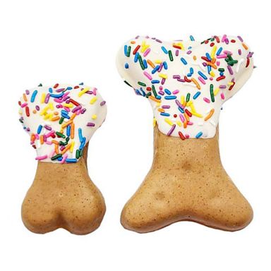 New Double Dipped Bones w/ Sprinkles -  Yogurt & Peanut Butter