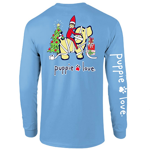 Puppie Love Long Sleeve - Elf Pup