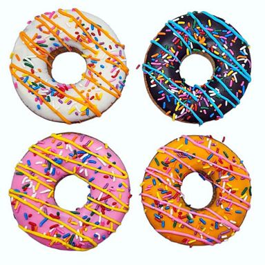 Jumbo Drizzled Doggie Donuts