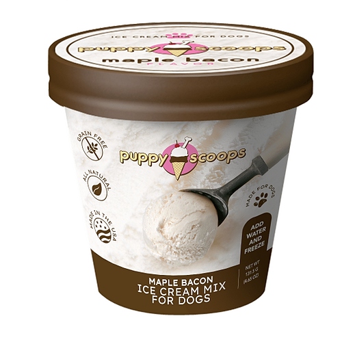 Puppy Scoops - Ice Cream Mix - Maple Bacon - OUT OF STOCK