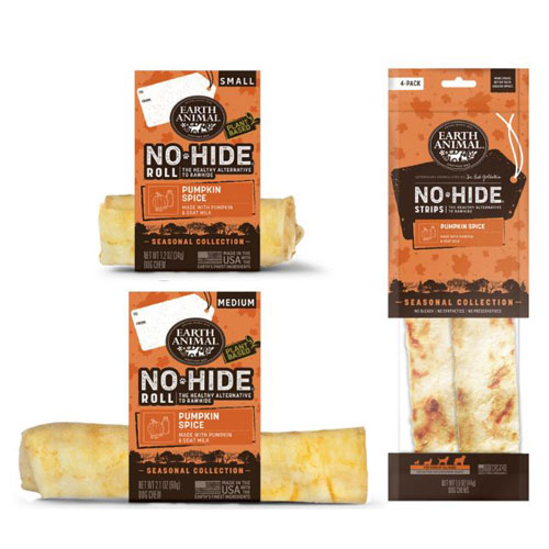 NEW! Earth Animal - No-Hide® Chews - Pumpkin Spice