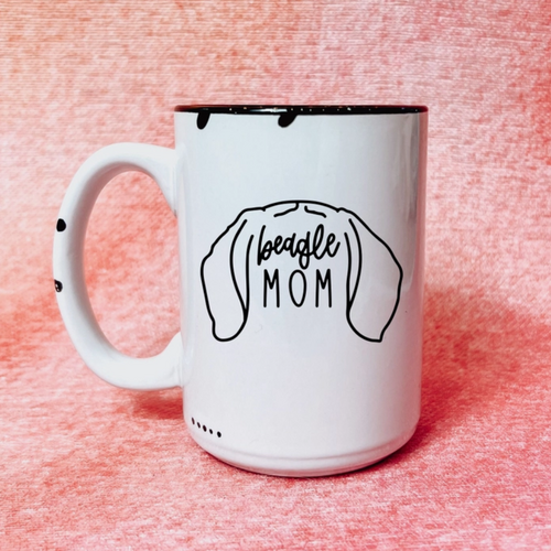 Dapper Paw Mug - Beagle Mom