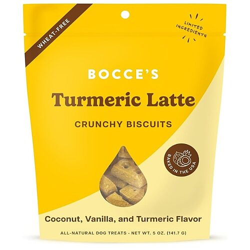 Bocce's Bakery Turmeric Latte Recipe Biscuit Dog Treats