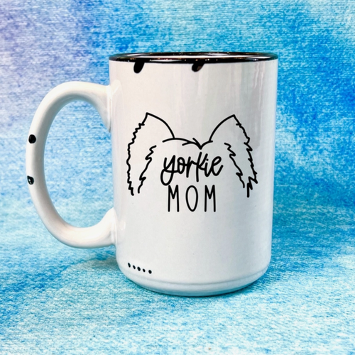 Dapper Paw Mug - Yorkie Mom