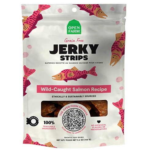 Open Farm - Salmon Jerky Strips