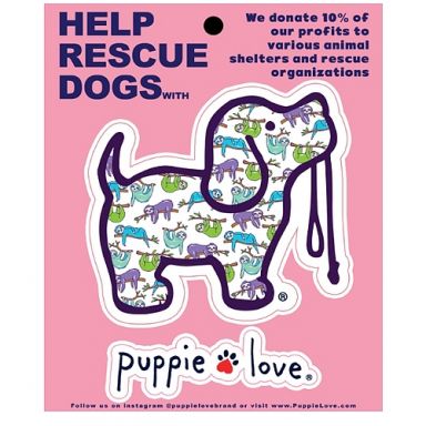 Puppie Love - Sloth Pup Sticker