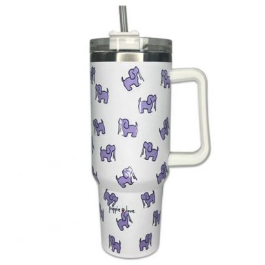 40oz Stainless Steel Tumblers - White