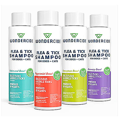 Wondercide - Flea & Tick Shampoo for Dogs + Cats with Natural Essential Oils