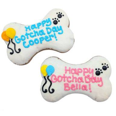 New! Personalized Jumbo Gotcha Day Bone