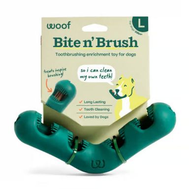 Woof - The Bite n' Brush - On Sale Now - $3.00 OFF!