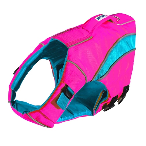 Bay Dog - Monterey Dog Life Jacket - Sunset Pink