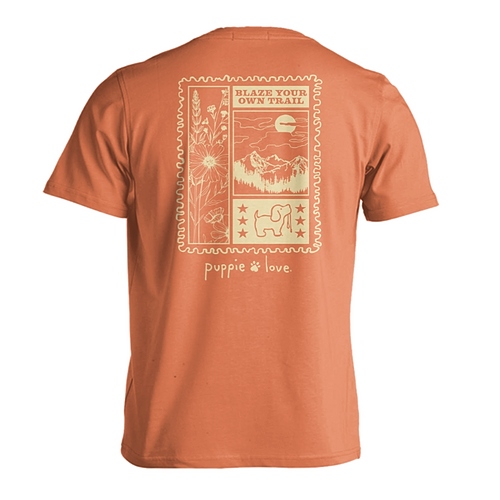 New! Puppie Love Tshirts - Blaze Your Own Trail Pup