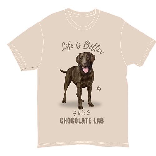 Breed T-Shirts - Chocolate Lab