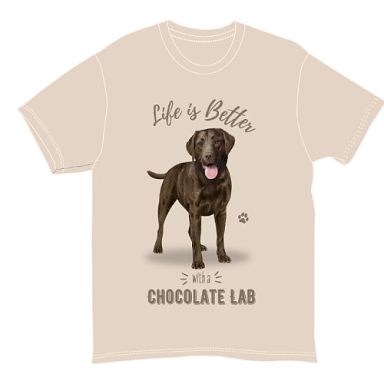 Breed T-Shirts - Chocolate Lab
