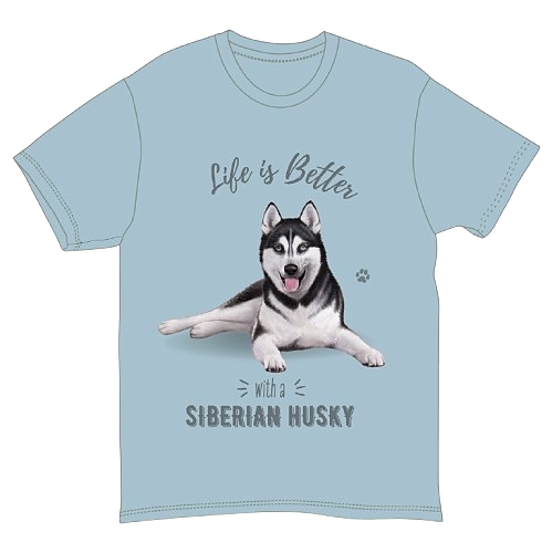 Breed T-Shirts - Siberian Husky