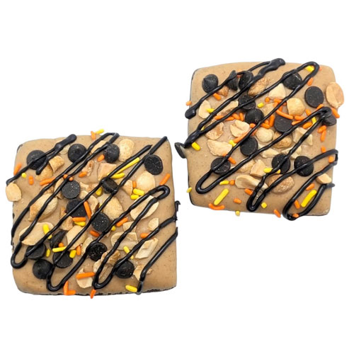 NEW! Drizzled Peanut Butter Brownies