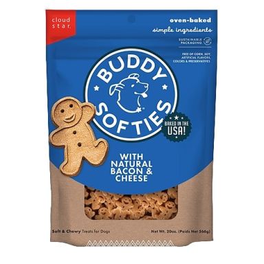 Buddy Biscuits - Soft & Chewy Treats - Bacon & Cheddar