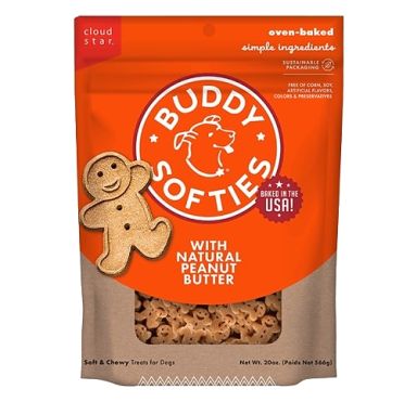 Buddy Biscuits - Soft & Chewy Treats - Peanut Butter