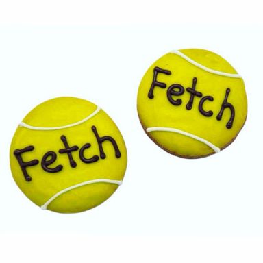 NEW! "Fetch" Tennis Ball Cookies