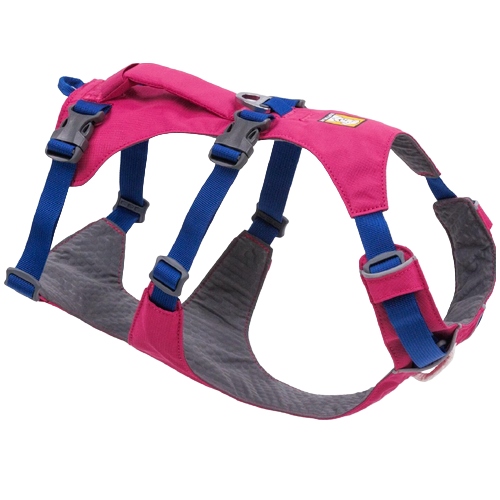 Ruff Wear Flagline™ Dog Harness with Handle - Alpenglow Pink