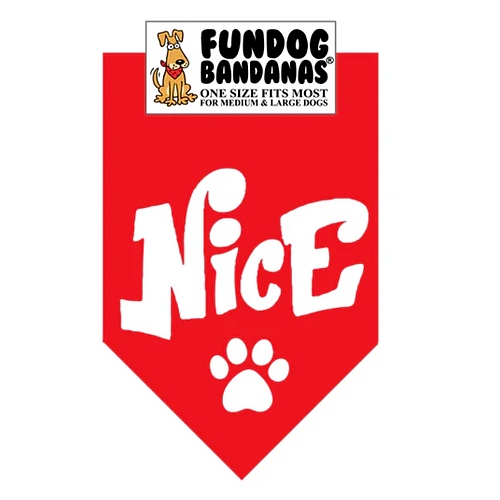 FunDog Bandanas - Nice Dog