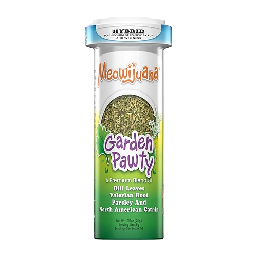 Meowijuana Garden Pawty- Catnip, Dill, Parsley & Valerian Root Blend