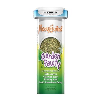 Meowijuana Garden Pawty- Catnip, Dill, Parsley & Valerian Root Blend