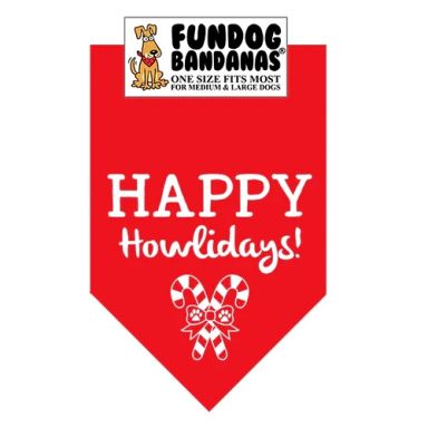 FunDog Bandanas - Happy Howlidays!