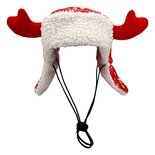 Huxley & Kent - Red Fairisle Antler Hat