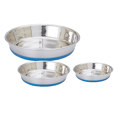 Indipets - Shallow Stainless Steel Bowl
