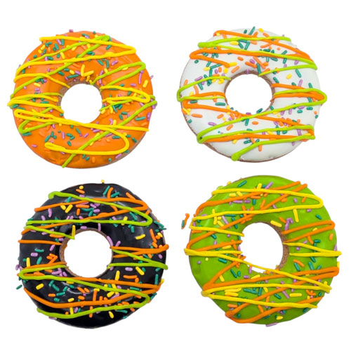 Jumbo Halloween Peanut Butter Donuts
