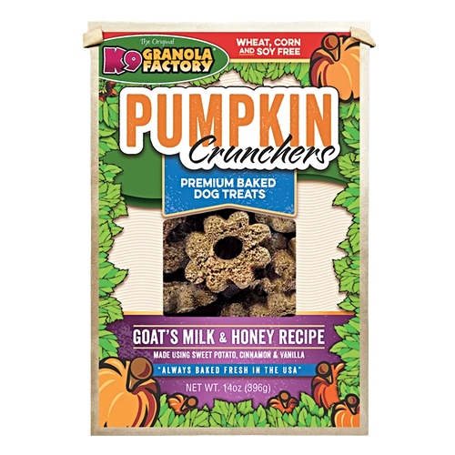 K9 Granola - Pumpkin Crunchers - Goat Milk & Honey 14OZ