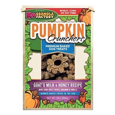 K9 Granola - Pumpkin Crunchers - Goat Milk & Honey 14OZ