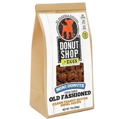 K9 Granola - Mini Donuts - Peanut Butter & Carob Swirl