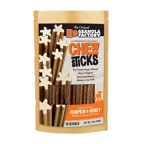 K9 Granola - Chew Sticks - Pumpkin & Honey