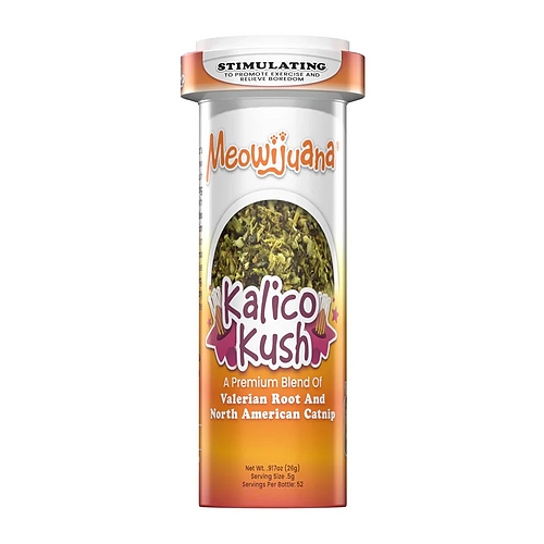 Meowijuana Kalico Kush Catnip & Valerian Root Blend