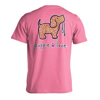 New! Puppie Love Tshirts - Leopard Pup