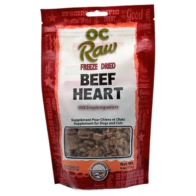 OC Raw - Freeze Dried Beef Hearts