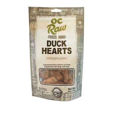 OC Raw - Freeze Dried Duck Hearts
