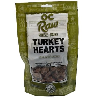 OC Raw - Freeze Dried Turkey Hearts