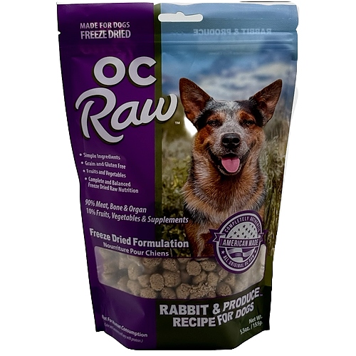 OC Raw - Freeze Dried Rabbit Rox