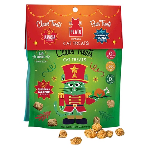 Plato - Paws & Claws Cat Treats - 2pk