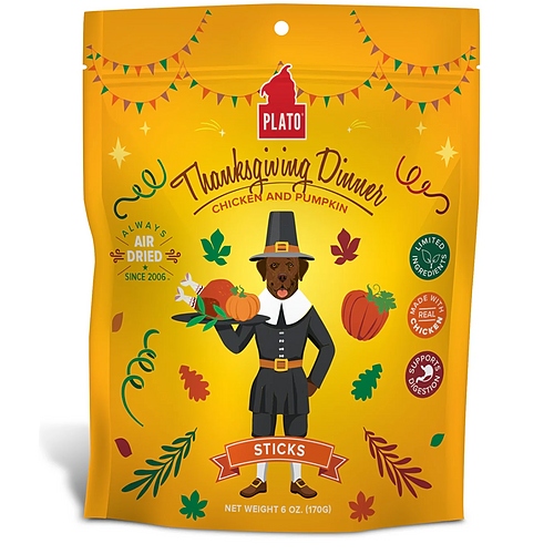 Plato - Thanksgiving Dinner - Chicken & Pumpkin Sticks