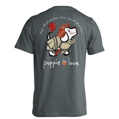 New! Puppie Love Tshirts - Halloween Clown Pup