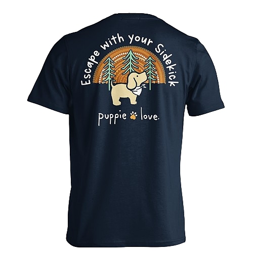 New! Puppie Love Tshirts - Escape With Your Sidekick